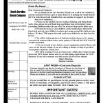 South Carolina Dance Company's October 2011 Newsletter