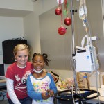 SCDC student Emery Brooks volunteering in the community